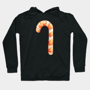 orange candy cane Hoodie